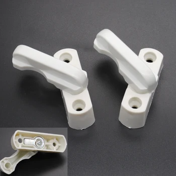 

2Pcs Window Door T Shape Lock Security Locks for UPVC Windows & Doors Security Sash Jammer Child Protector Home House Hardware
