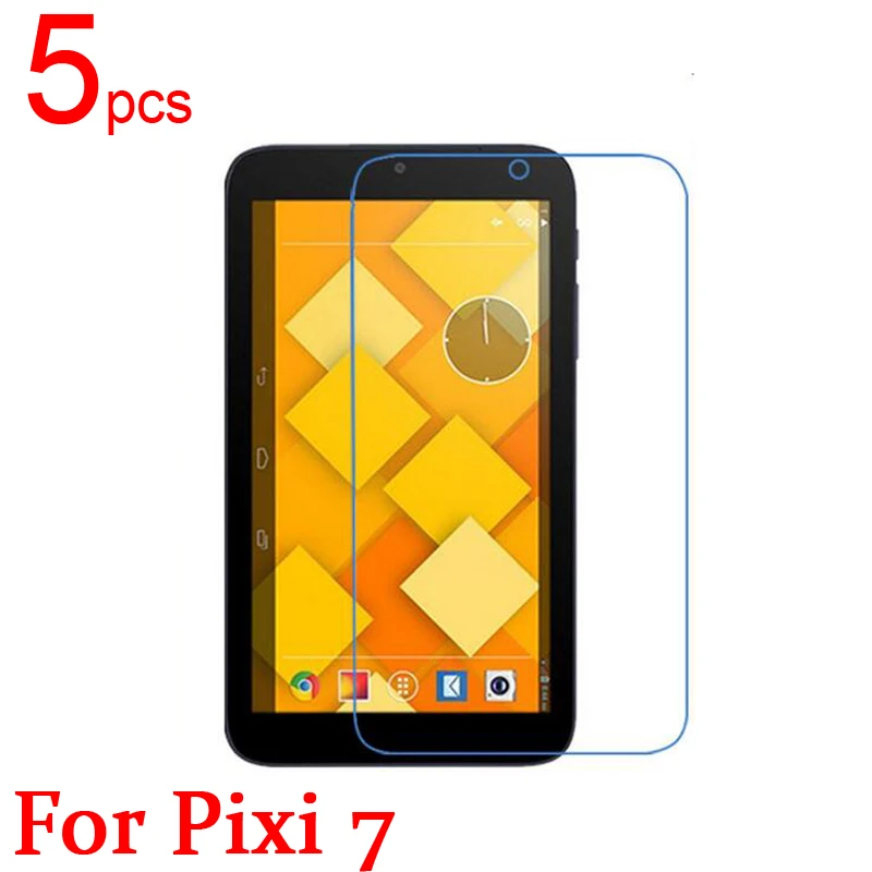 

5pcs Ultra Clear/Matte/Nano Anti-Explosion LCD Screen Protectors Cover For Alcatel One Touch pixi 7 7" Protective Film + cloth