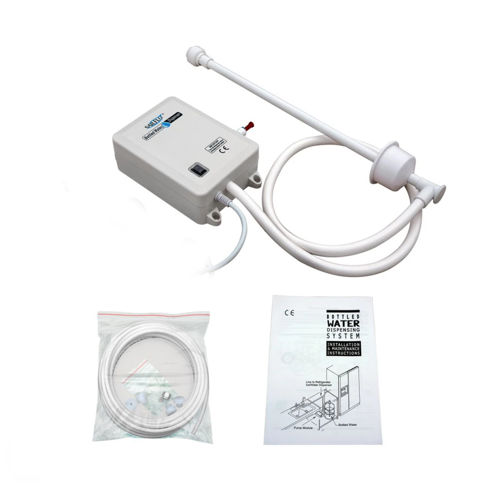 

New 220V EU Plug Bottled Water Dispensing Pump System Flojet BW1000A White Light Weight