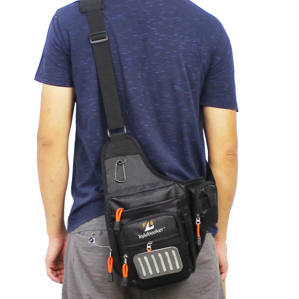Fly Fishing Satchel Bag Multi-Purpose Shoulder Messenger Outdoor Sport Reel  Lure Tackle Bags Fishing Gear Bag