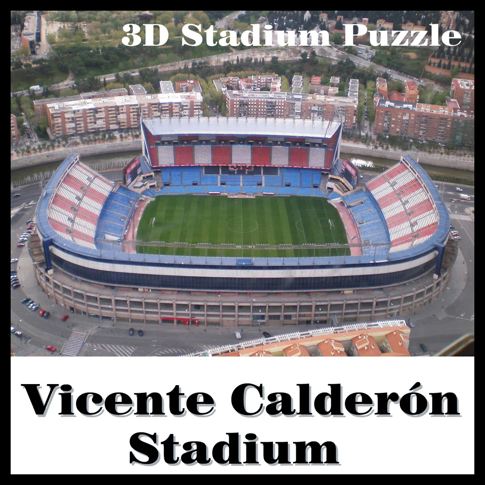 Умный и счастливую 3D модель головоломка стадион без инструкции Висенте Кальдерон сувенир бумаги материал игрушки