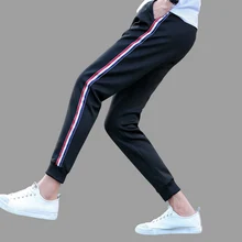 Новинка, повседневные свободные штаны для бега с принтом 3XL, длинные брюки тренировочные мужчины, Модные свободные брюки в стиле хип-хоп, Брендовые мужские брюки