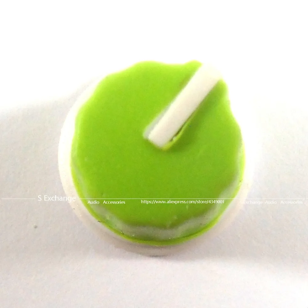 100PCS Replace Knob Cap For Pioneer DJM800 900 2000 NXS, EQ Rotary Knob- DAA1176 DAA1305 Green Color