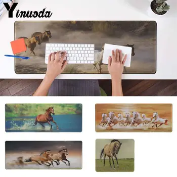 

Yinuoda Non Slip Running Horse Customized MousePads Computer Laptop Anime Mouse Mat Keyboards Mat Personalized Gaming Mousepad