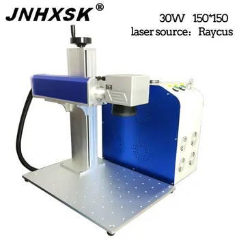 

JNHXSK 150*150mm 30W Laser Marking Machine Raycus Upgrade Laser Source Metal Marking Machine Support Multiple Languages