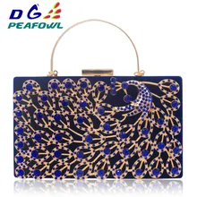 Стиль металлик полый кристалл Цветочный для женщин вечерние клатч Сумки Свадебные Стразы костяшки коробка кошелек сумочка