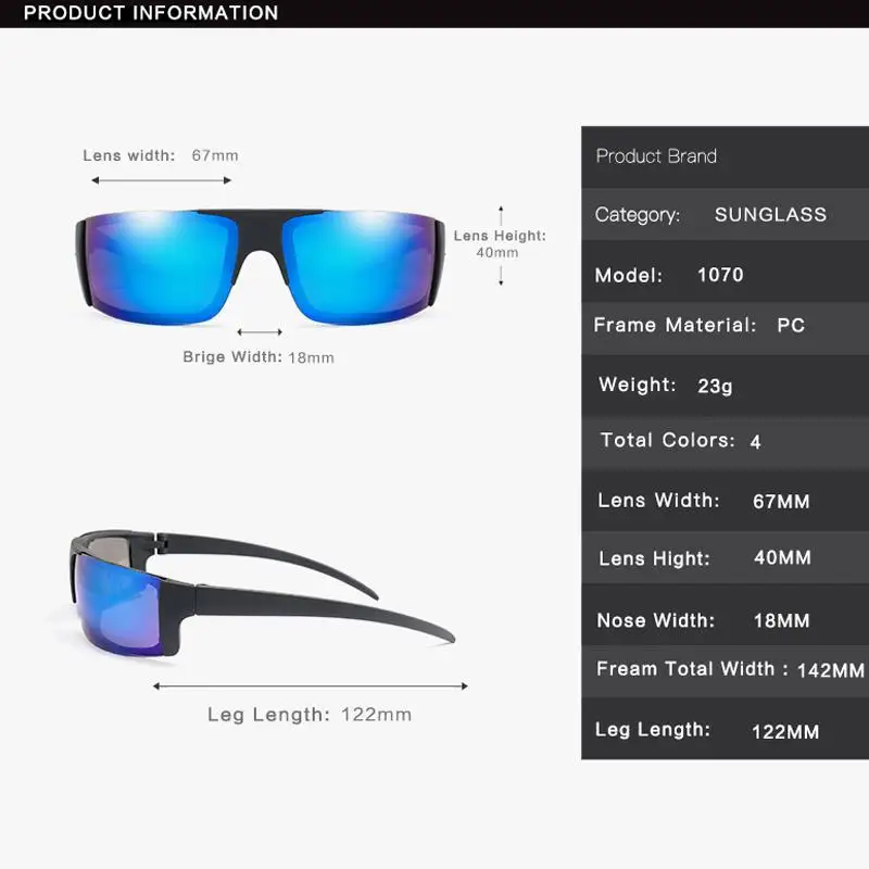 Брендовые дизайнерские поляризованные солнцезащитные очки без оправы мужские и женские очки для вождения зеркальные Спортивные UV400 gafas de sol