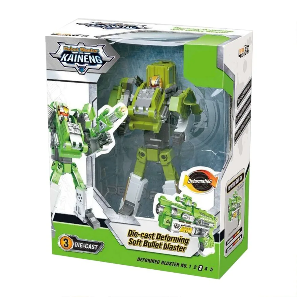 

Soft Bomb Robot Toy Gun Environmental Friendly Material Children Toy Educational Funny Toy Kids' Birthday Gift
