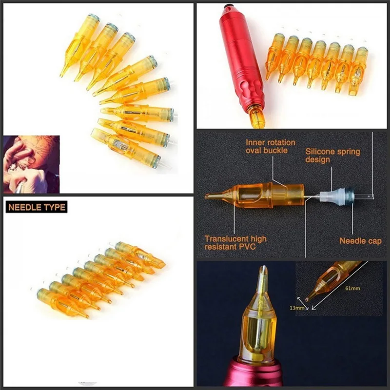 Bfaccia 20 шт стерильные одноразовые для татуировок картридж иглы инструменты