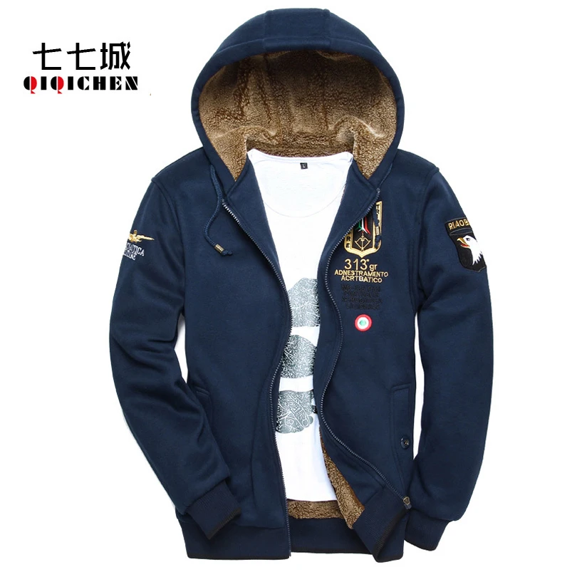 Online Buy Wholesale Cardigan Hoodie Men From China Cardigan 2017 Winter Air Force One Warm Thick Hoodies Men Jacket Bomber Casual Military Hooded Jacket Cardigan - Online Buy Wholesale Cardigan Hoodie Men From China Cardigan