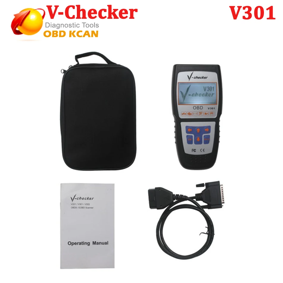 V-CHECKER V301 OBD2 Professional CANBUS Code Reader for OBD Standard Tests Multi-language | Автомобили и мотоциклы