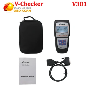 

V-CHECKER V301 OBD2 Professional V301 CANBUS Code Reader for OBD Standard Tests Multi-language