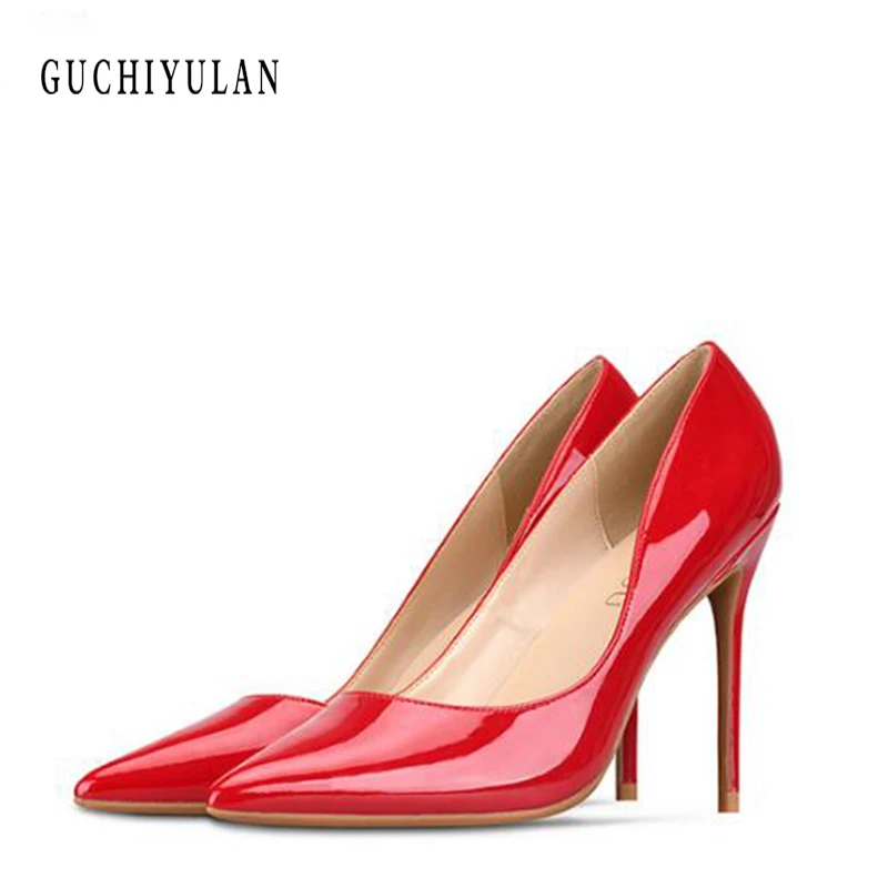 

Brand Shoes Woman High Heels Pumps Red High Heels 10CM Women Shoes High Heels Wedding Shoes Pumps Black Nude Shoes Heels