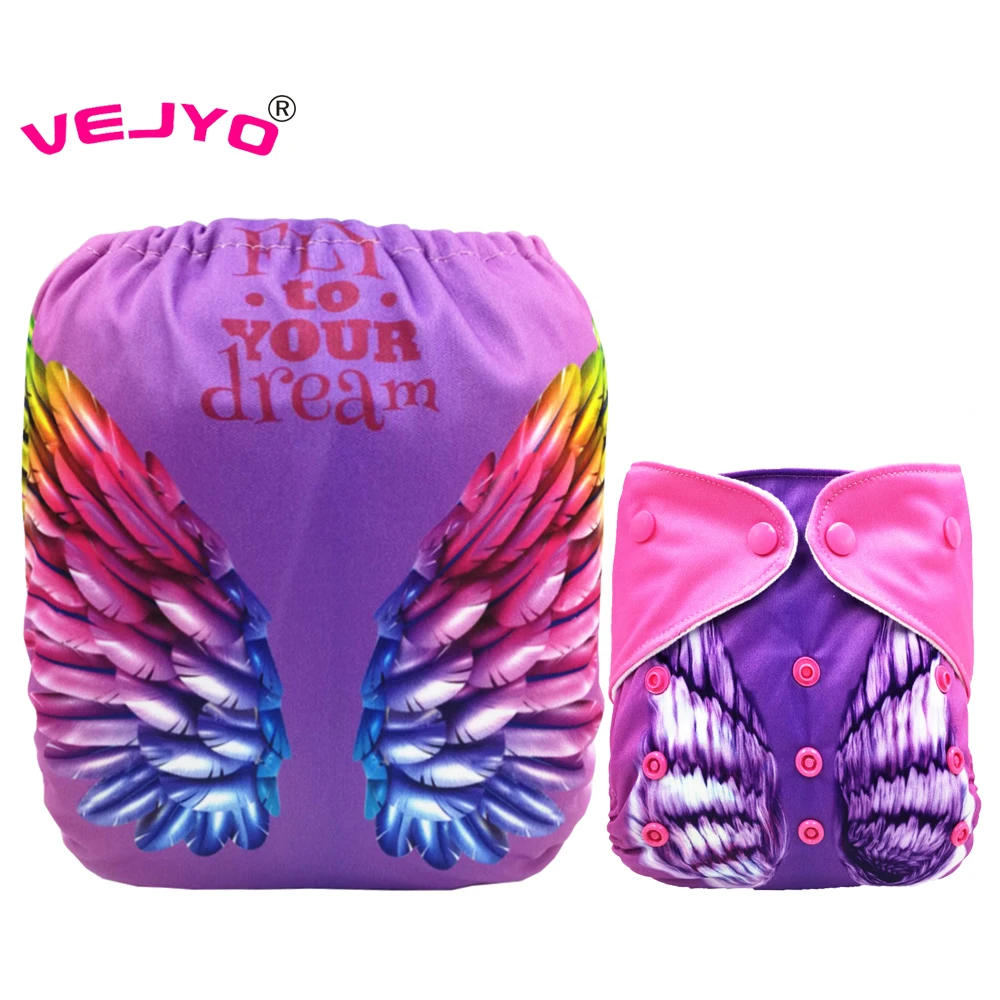 

Adjustable Newborn AIO Pocket Washable Cloth Diapers Reusable Super Absorbent Baby Nappy Cover Modern Nappies Fit 3 to 15KGS