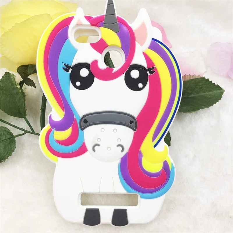 For Xiaomi Redmi 4X Case 5.0 inch Cute 3D Silicon Cat Cupcakes Unicorn Cartoon Soft Phone Case Cover For Xiaomi Redmi 4X Redmi4X