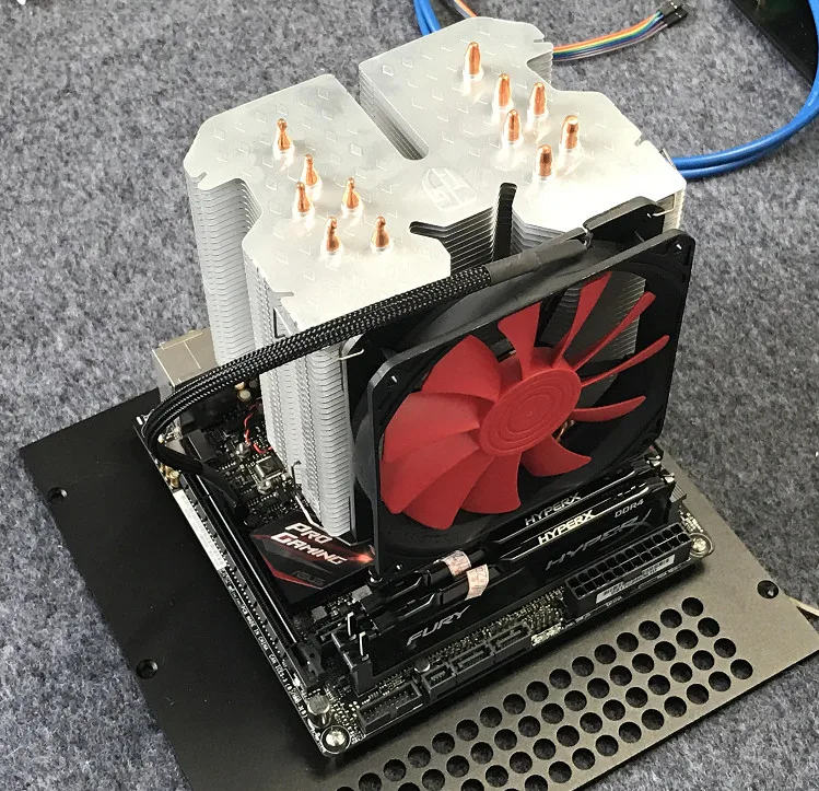 Черный корпус/чехол для компьютера с воздушным охлаждением SFX power ITX CUBE 2 нового