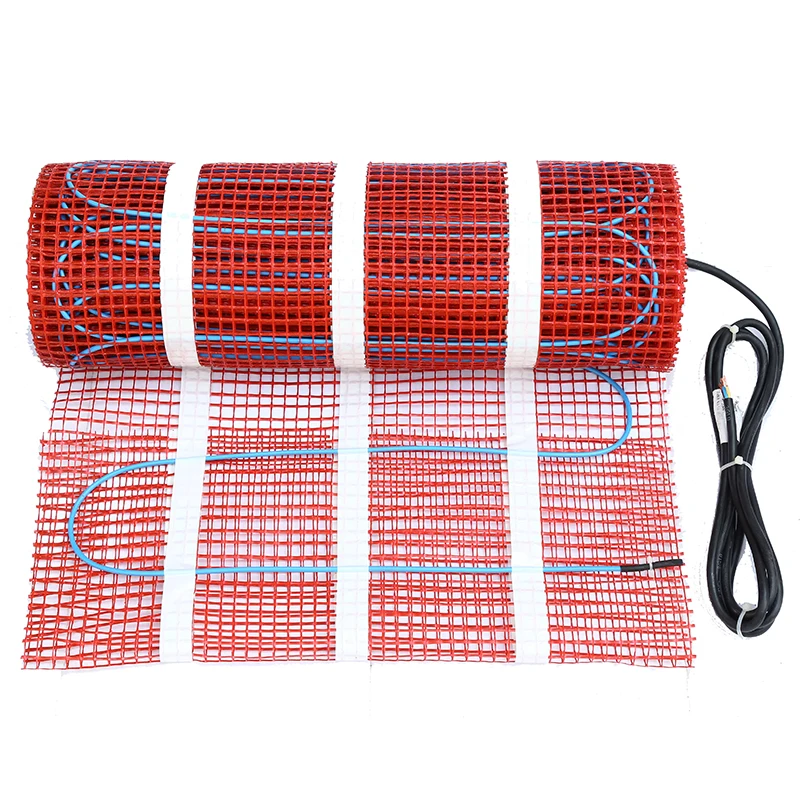 

1350W 9sqm Free Shipping 150W/sqm Warming Systems Mat Electric Radiant Floor Heat Heating System with Room Thermostats