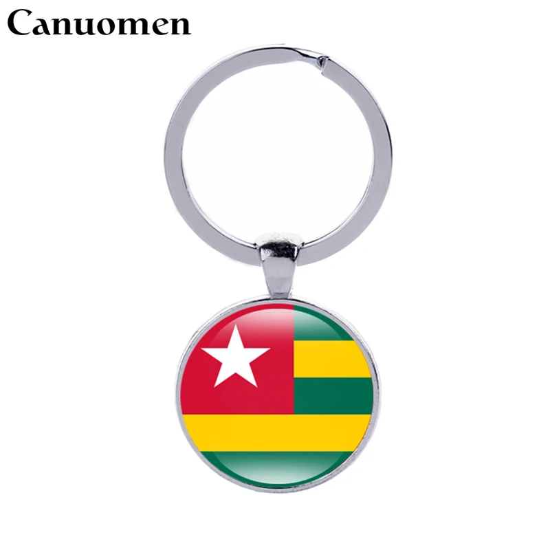 Canuomen Togo брелок для ключей флаг Эритрея Кабо Верде Гамбия Конго Ганские флаги