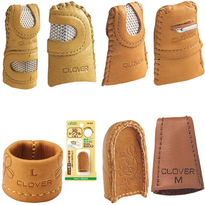 

High quality clover High quality thick cowhide thimble for Handmade cloth art
