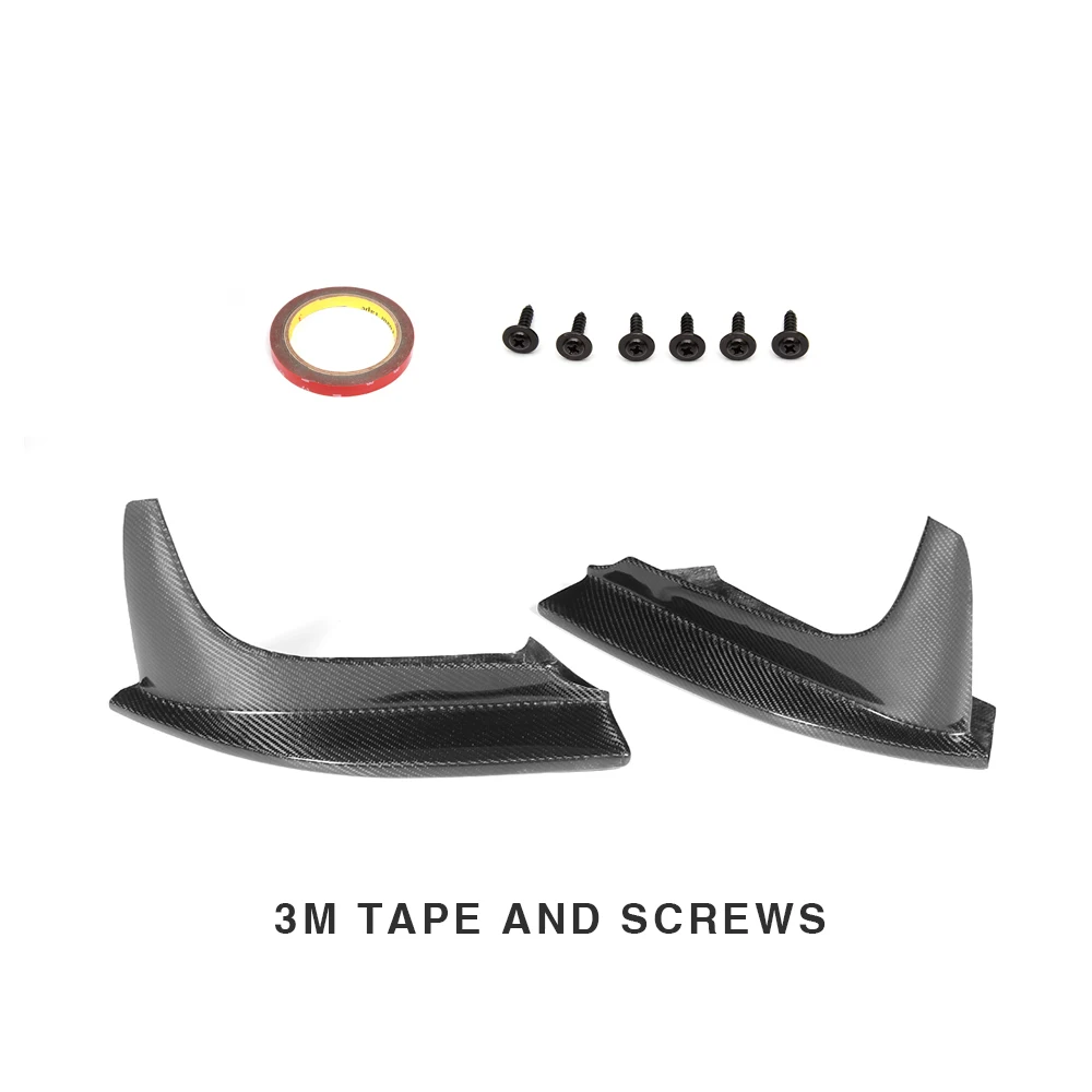 Передние бамперы разветвители фартуки крылья Cupwings Winglets для BMW 1 серии E82 м купе 2