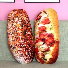 3D креативный имитационный хлеб Подушка снек Подушка масло ветчина Сезам хлеб плюшевая игрушка радуга кукла девочка подушка в виде еды подарок детям