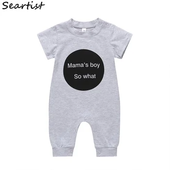 

Seartist Baby Boys Jumpsuit Bebes Short-sleeved Summer Romper Newborn Outfit Toddler Overalls Baby Boy Clothes 2020 New 0-2 25