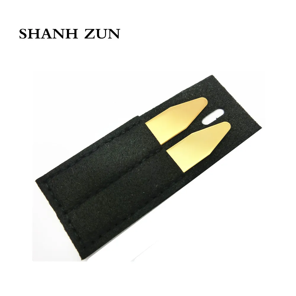 Ошейник SHANH ZUN из полированной нержавеющей стали 2 шт.|stainless steel collar stay|collar stays steelname |