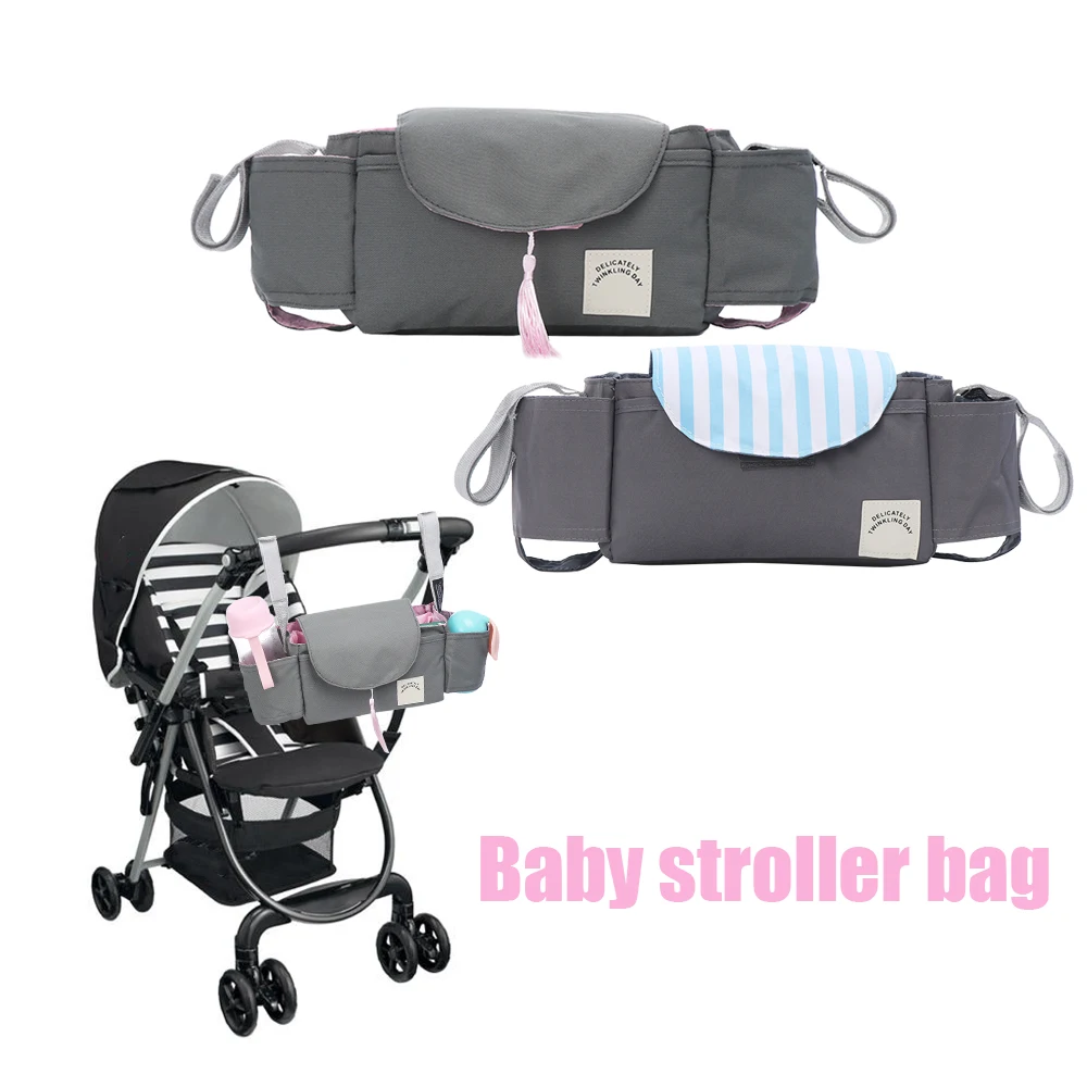 Universal Baby Trolley Storage Bag Stroller Pram Buggy Organizer Cart
