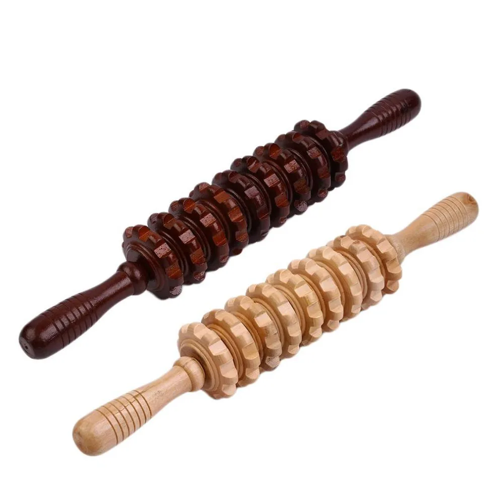 Health Care ToolMultifunctional Wooden Abdominal Massage Roller