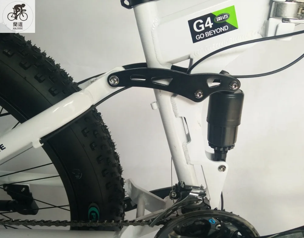 Clearance Kalosse M4000 26*4.0 tires Snow mountain bicycle 27 Speed folding Beach bike Hydraulic brakes 26er 14 Clearance Kalosse M4000 26*4.0 tires Snow mountain bicycle 27 Speed folding Beach bike Hydraulic brakes 26er 14