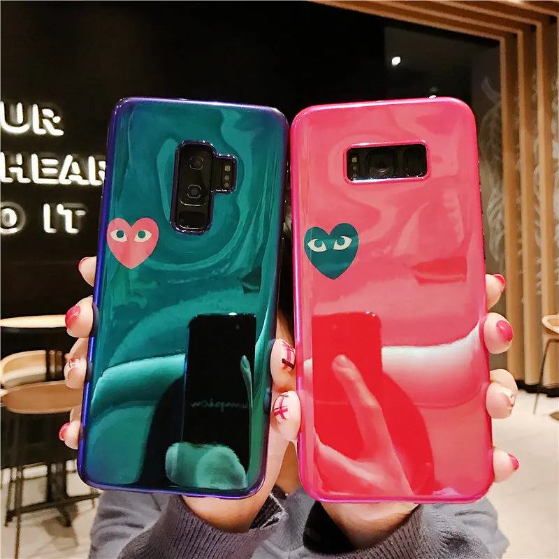 

Blue-ray Japan Comme des Garcons cdg play Rei Phone case For Huawei P20 PRO Nova 2S 3 3i Honor 9 10 soft love heart Cover Fundas