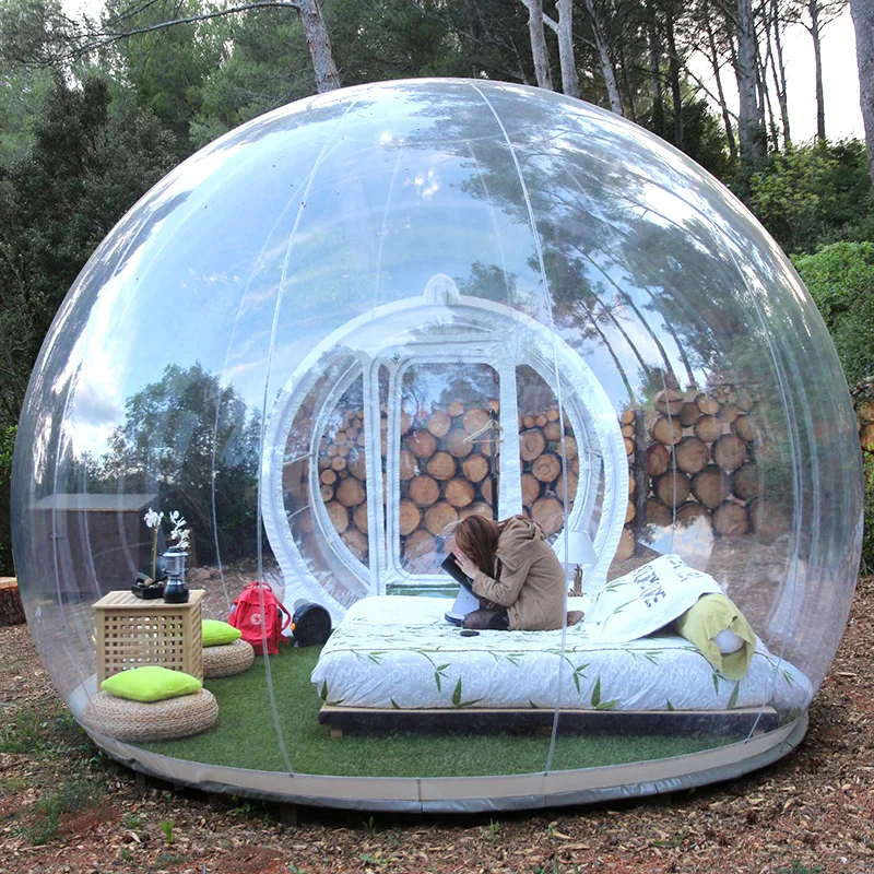 3 м наружная надувная палатка с пузырьками, большая DIY Дом, дом, задний двор, кемпинговая каюта, домик с воздушными пузырьками, прозрачная палатка