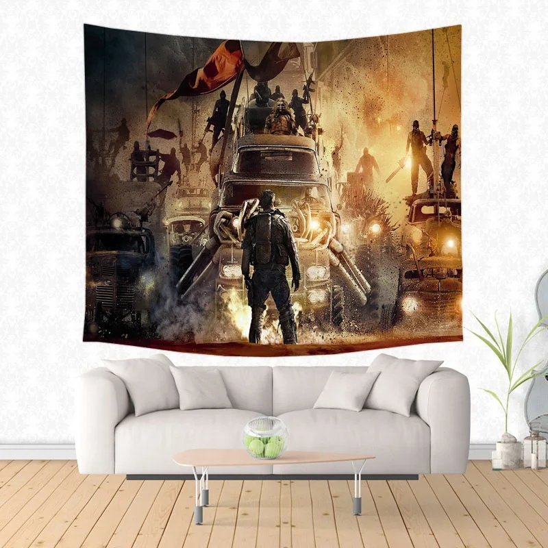 Tapisserie Decorative Murale Suspendue Mad Max Fury Tapisserie A Motifs De Route Sortie De Literie Rideau De Porte Textiles Aliexpress