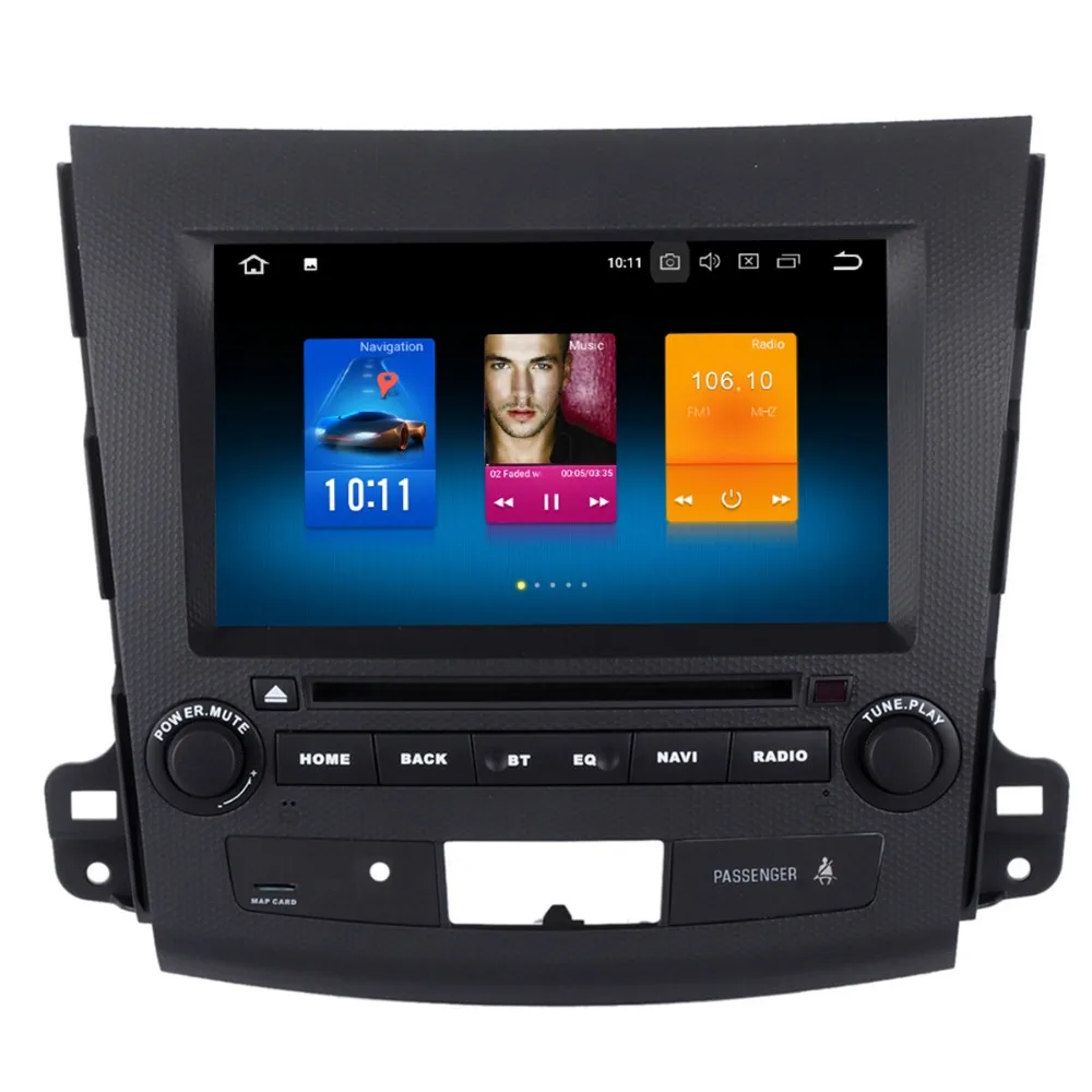 Cheap Octa Core Android 8.0 Car DVD Radio GPS Navigation For Mitsubishi Outlander 2006-2014/Peugeot 4007/Citroen C-Crosser With Canbus 1