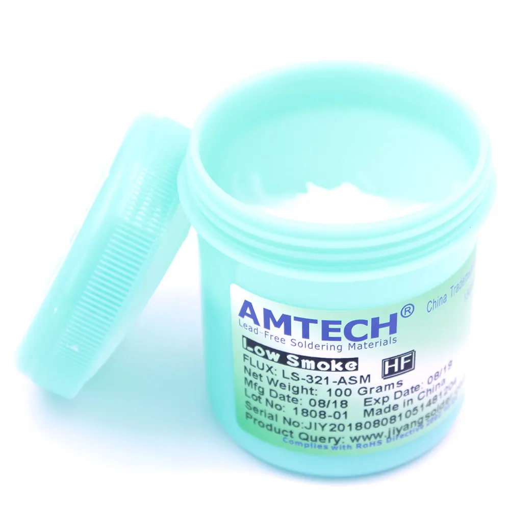 Паяльная паста AMTECH LS-321-ASM 100 г с низким дымовым потоком для SMT BGA Reballing сварочные ремонтные инструменты