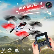 5.8 Г FPV-системы Радиоуправляемый Дрон q292 с HD камера 2.4 г 4ch 6axis Безголовый режим один ключ возврата RC вертолет Игрушечные лошадки дистанционный пульт игрушка