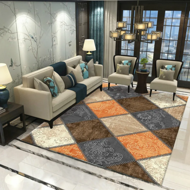 Nordic geometry carpets for living room Home sofa coffee table bedroom bedside rug/Carpet Modern simple printed custom area Rugs