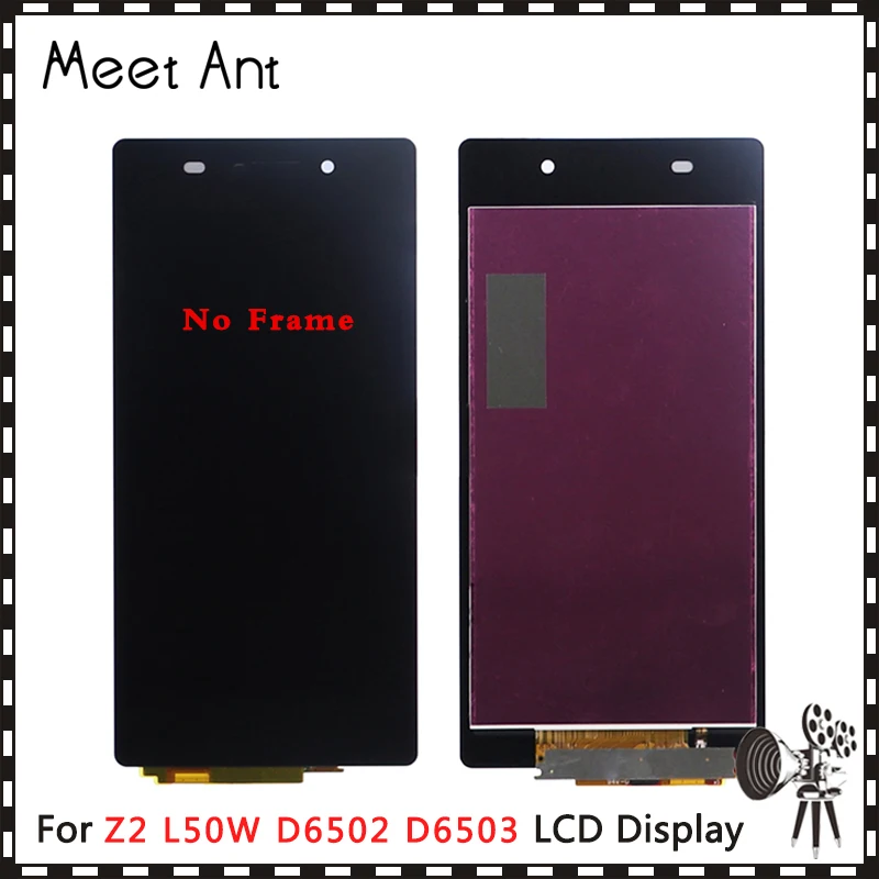 DHL 10 шт. высокое качество 5 2 ''для Sony Xperia Z2 L50W D6502 D6503 D6543 ЖК-дисплей экран с