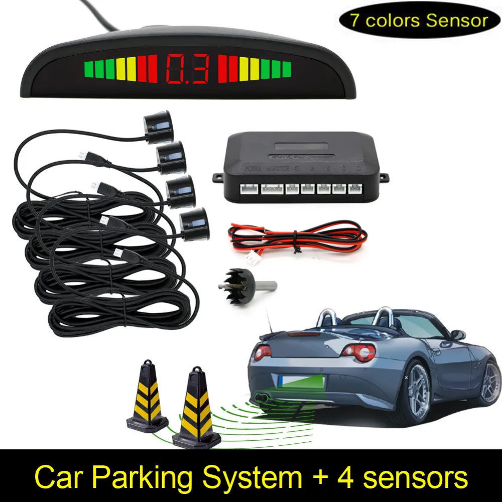 All Types all cars : Free Shipping 1Set Car LED Parking Sensor Kit Display 4 Sensors ...