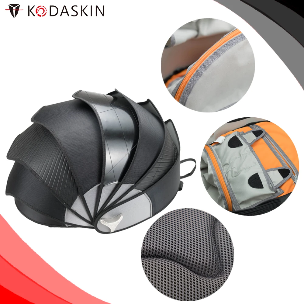 

KODASKIN Motorcycle Men's Waterproof Bag Tail Bag Multifunction Motorcycle Rider Backpack
