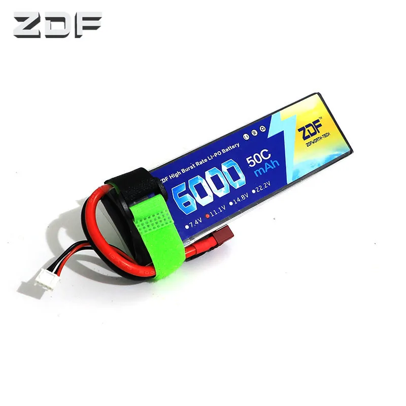 ZDF 11 1 В 6000 мАч 50C 100C 3S RC Lipo батарея для квадрокоптера вертолета Traxxas автомобиля