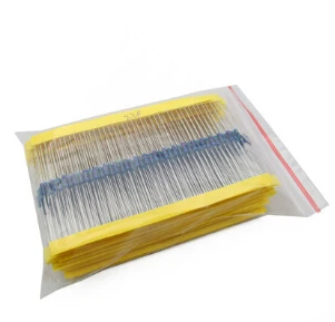

30 Kind 1/4W Resistance 1% Metal Film Resistor Assorted Kit Each 20 Total 600pcs
