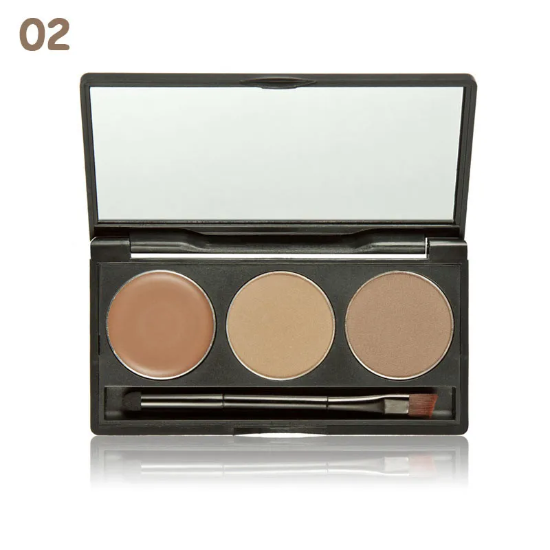 Eyebrow Enhancer Professional Eye Brow Makeup 3 Color Perfect Eyebrow Powder Eye Shadow Eyebrow Make Up Palette Set Kit Eyebrow Enhancer Professional Eye Brow Makeup 3 Color Perfect Eyebrow Powder Eye Shadow Eyebrow Make Up Palette Set Kit