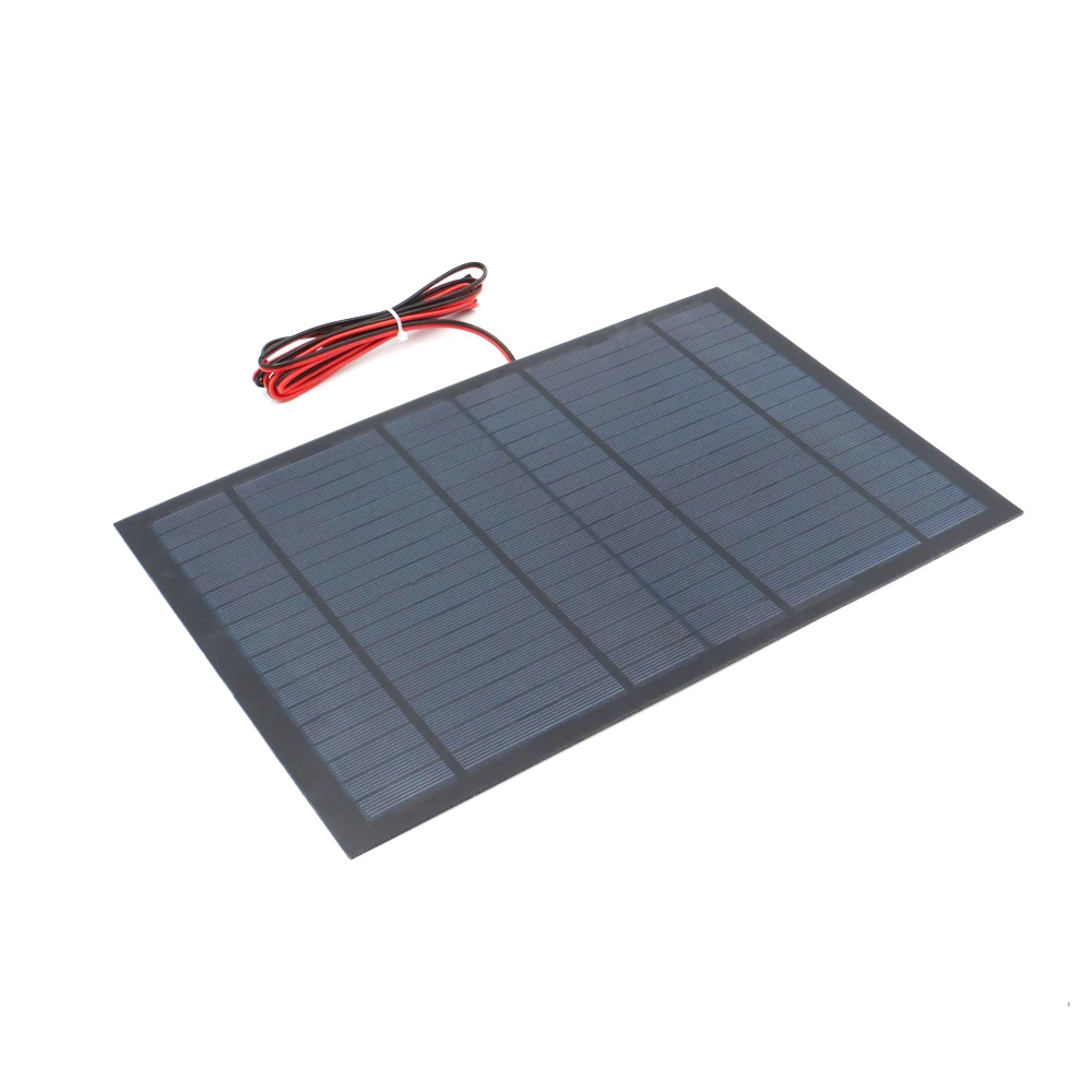 

1pc x 18V 556mA with 200cm extend wire Solar Panel Polycrystalline Silicon DIY Battery Charger Small Mini Solar Cell cable toy