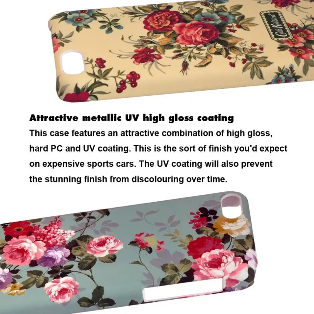 Luminous Small Floral Prints Back Cover Case for iPhone 5C Indie Pop Style for Girls Lady with Free Gift Screen Protector - Image 4