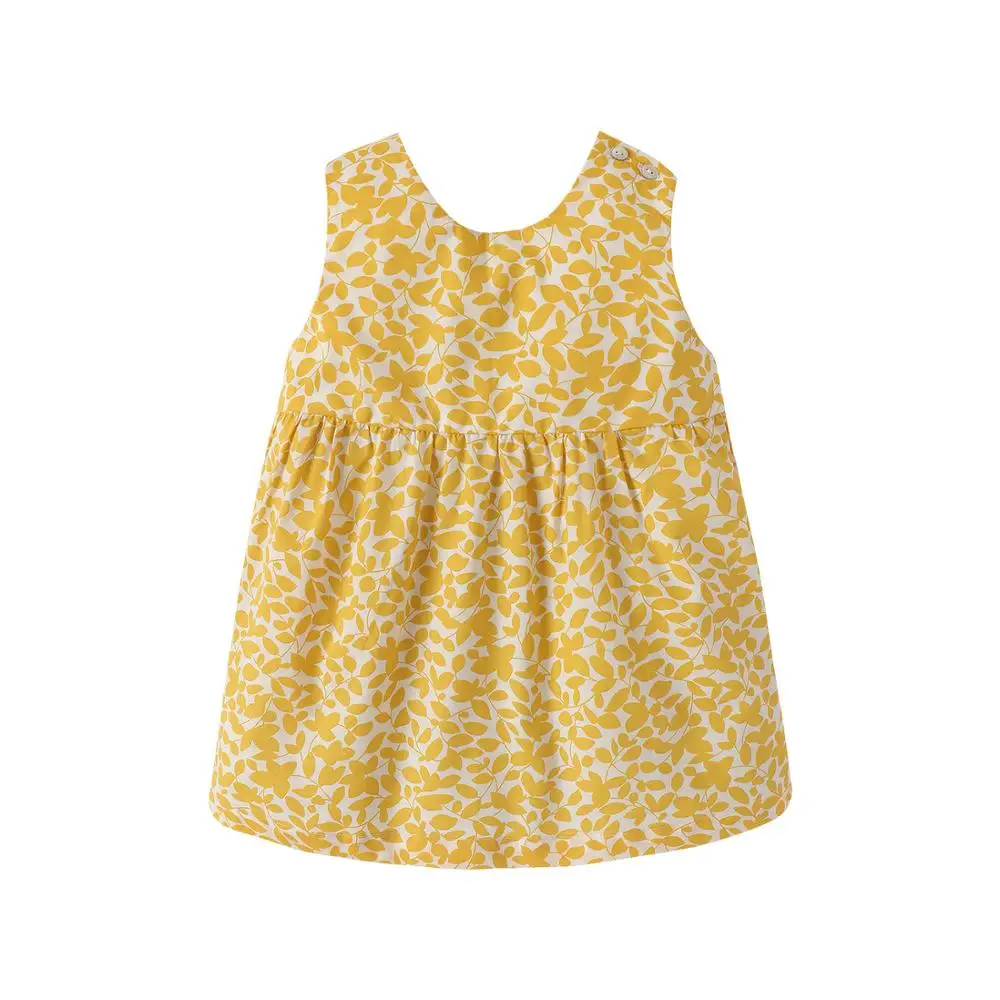 

BBET 6M-4Y baby Children and girls Yellow Princess Dress