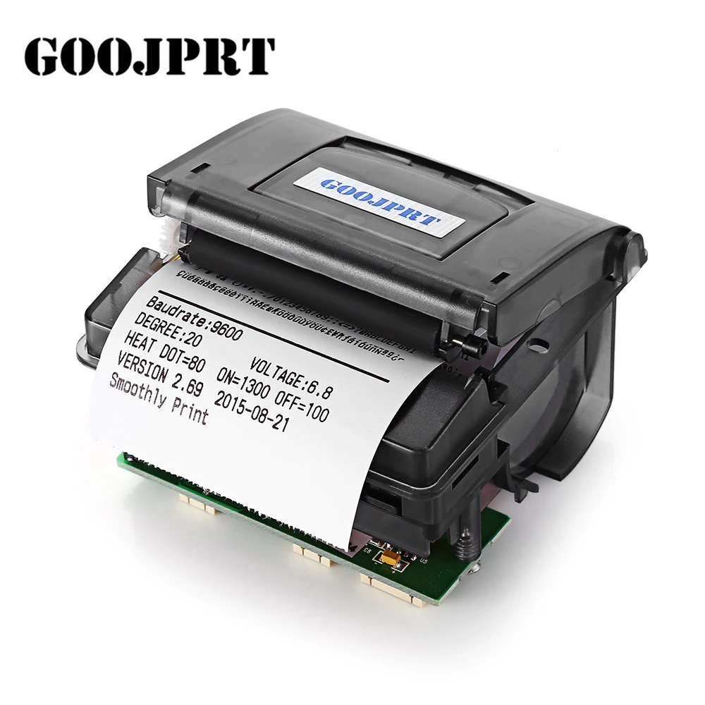 Original Goojprt Qr203 58mm Mini Embedded Receipt Thermal Printer Rs232 Ttl Low Noise Printer