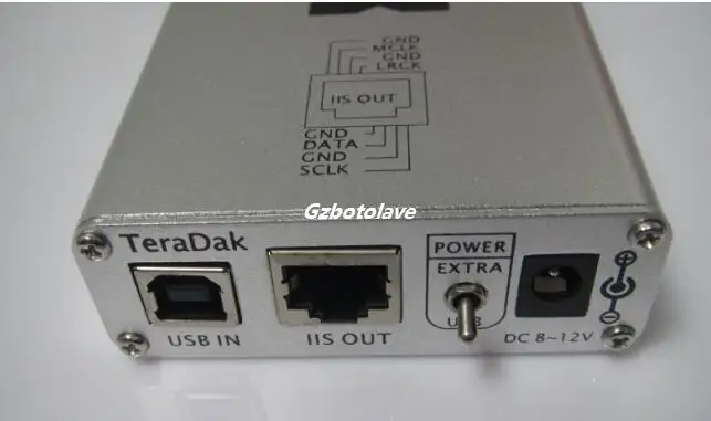 TeraLink X2 USB Spdif Audio Converter BNC Support 24Bit 96K With U9 Power Supply 