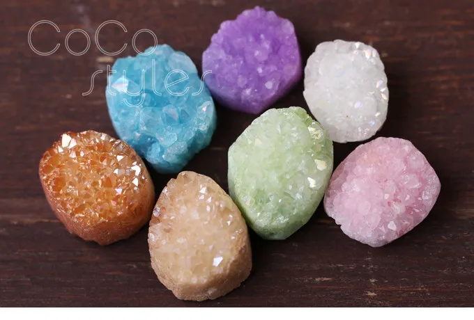 Cocostyles изысканный блеск грубые crystal камень кулон для элегантных женщин Хэллоуин подарок на год свадебные подарки для гостей