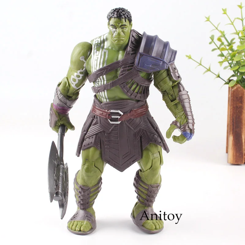 Marvel The Avengers Figure Thor: Ragnarok Hulk Action Figure Hulk in Sakaar Contest Toy 19cm